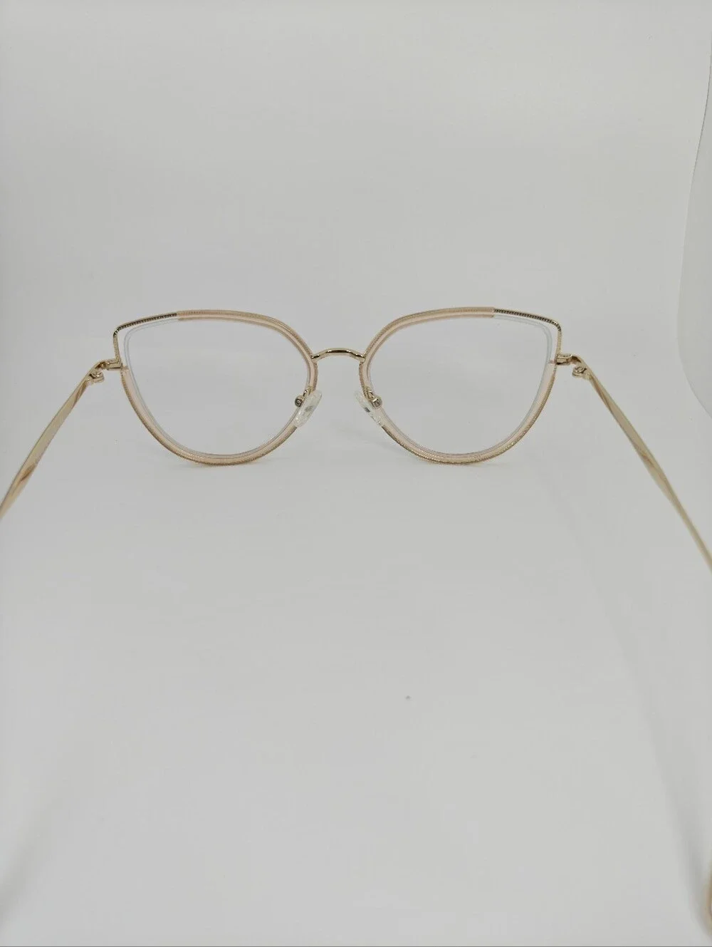 Koyo. Gold Rim Cat-Eye Glasses - Women's Fashion Accessory